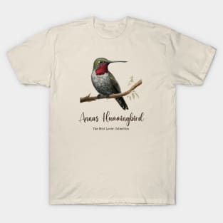 Annas Hummingbird - The Bird Lover Collection T-Shirt